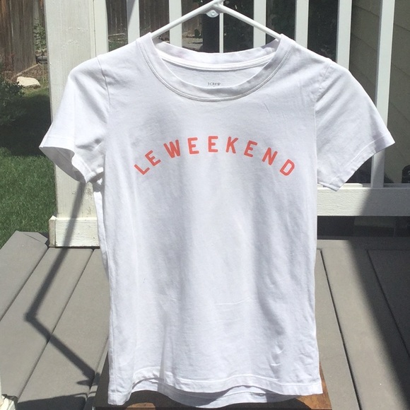 J. Crew Factory Tops - Collectors ‘Le Weekend’ tee! New without tags.